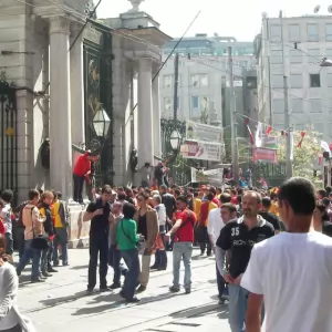 İstanbul Galatasaray Bölgesinde Ustalar