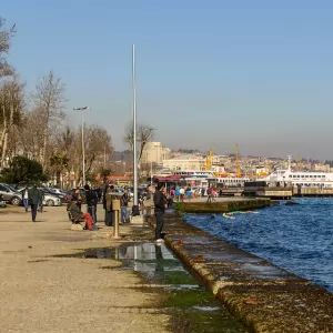 İstanbul Kabataş Bölgesinde Ustalar
