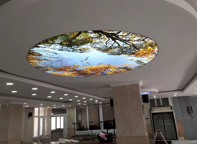 gergi tavan aydınlatma