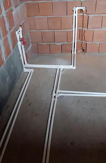 temiz ve kirli su tesisatı